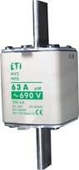 Picture of Eti-Polam Wkadka bezpiecznikowa NH00 125A aM 690V WT-00 (004111735)