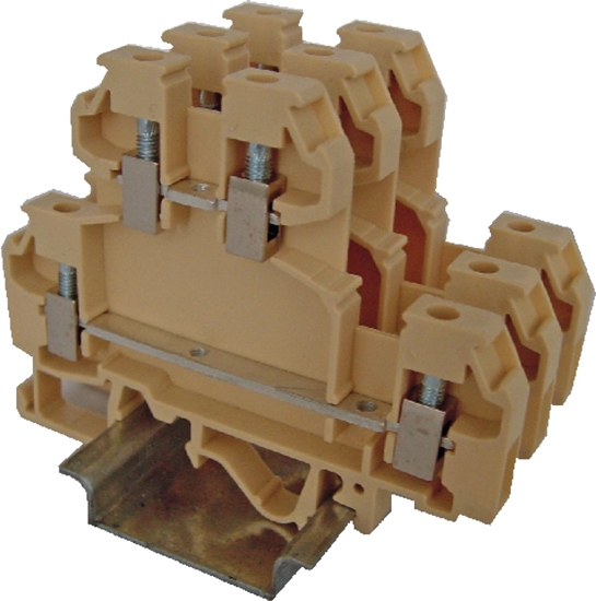 Picture of Eti-Polam Zczka szynowa gwintowa 2,5mm2 beowa VS 2.5 NA (003901243)