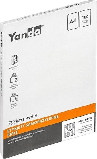 Picture of Etykiety samoprzylepne NO.Y003 YANDA