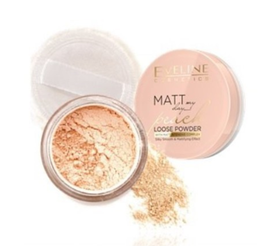 Изображение Eveline Matt My Day Peach Loose Powder 6 g