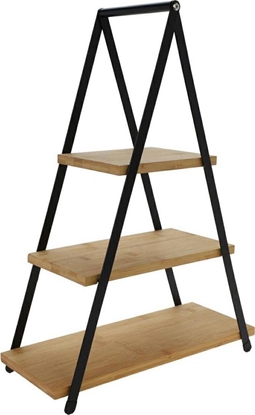 Picture of Excellent Houseware Patera na ciasto owoce DREWNIANA pitrowa TRÓJKT