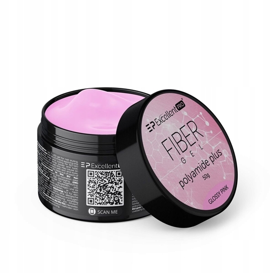 Изображение EXCELLENT PRO_Fiber Gel Polyamide Plus el budujcy Glossy Pink 15g