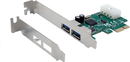 Picture of Exsys EX-11042 2-Port USB 3.2 Gen 1 PCIe Karte