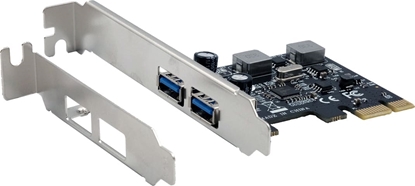 Picture of Exsys EX-11192 2-Port USB 3.2 Gen 1 PCIe Karte mit Self Power