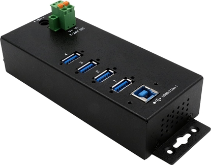 Picture of Exsys EX-1186HMVS-2 4 Port USB 3.2 Gen 1 HUB mit 15KV ESD Überspannungs-Schutz