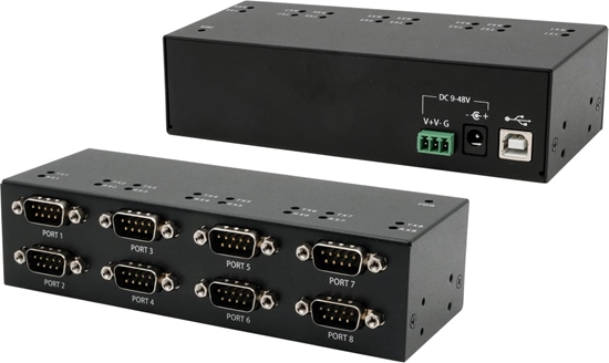 Picture of Exsys EX-13078HM USB 2.0 zu 8 x Seriell RS-232 Ports Metallgehäuse FTDI Chip-Set