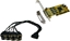 Изображение Exsys EX-41388 8S Seriell RS232 PCI Karte mit Octopus Kabel und LowProfile Bügel