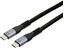 Attēls no Exsys EX-K1598-1.0 USB4.0 Kabel USB-C Stecker 1m 40Gbit/s 5A 240W schwarz Gewebe, 40Gbit/s, 240W, schwarz, 1 m