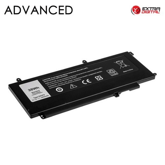 Изображение ExtraDigital D2VF9 Battery for Dell Laptop 3400mAh
