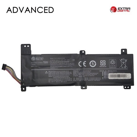 Изображение ExtraDigital L15M2PB2 Battery for Lenovo Laptop 4500mAh