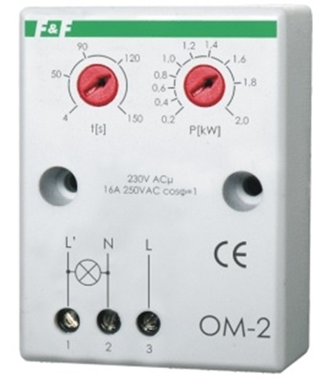 Изображение F&F Ogranicznik poboru mocy n/t 16A 200-2000W OM-2