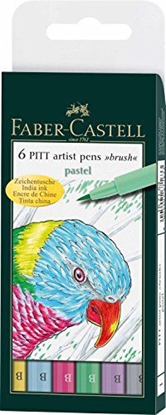 Picture of Faber-Castell Pitt Artist Pen Pastel 6 kolorw
