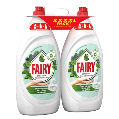 Picture of FAIRY Tea Tree&Mint trauku mazgāšanas līdzeklis, komplekts, 2x1350ml