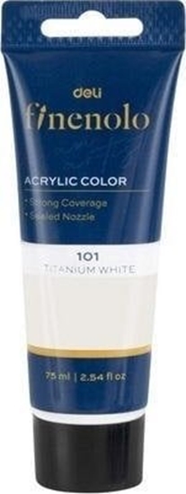 Picture of Farba akrylowa Finenolo 75ml biaa DELI