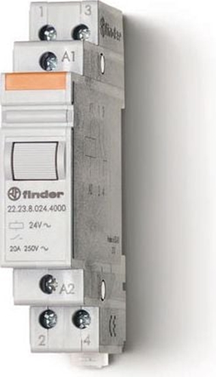 Picture of Finder Przekanik moduowy mocy 1Z 1R 20A 230V AC styk AgSnO2 (22.23.8.230.4000)