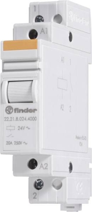 Attēls no Finder Przekanik moduowy mocy 1Z 20A 230V AC, styk AgSnO2 (22.21.8.230.4000)