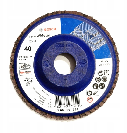 Picture of Bosch FLAP D. PROFI F/METAL 115X40  PROSTA