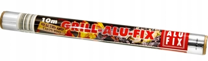 Изображение Folia aluminiowa ALUFIX, do grillowania, 44cmx10m