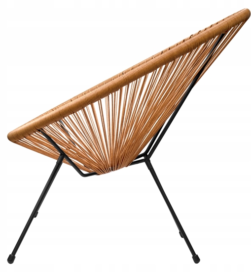 Picture of FOTEL OGRODOWY NA BALKON TARAS KRZESO OGRODOWE RATTAN ACAPULCO NOWOCZESNE