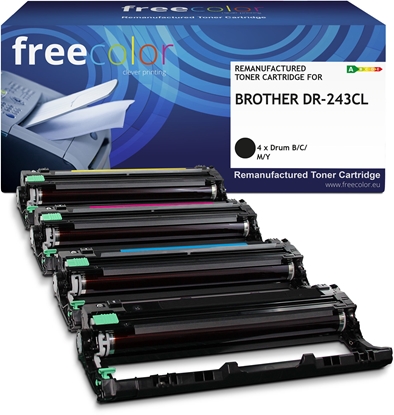 Picture of Freecolor Toner Brother DR-243CL Drum Kit BK/C/M/Y 18000 S. remanufactured