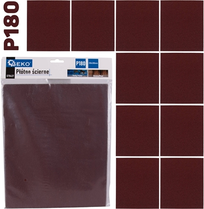 Изображение Geko Pótno cierne  arkusz 230x280mm P180 (10/500)