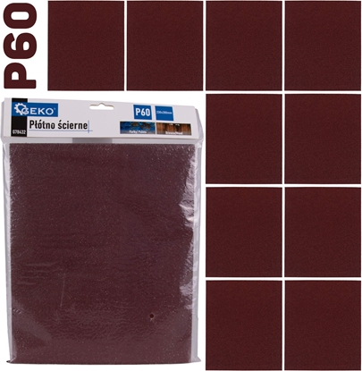 Изображение Geko Pótno cierne  arkusz 230x280mm P60 (10/500)