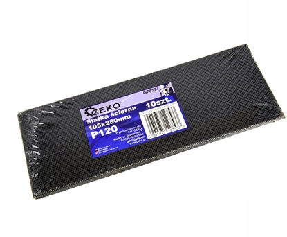 Attēls no Geko Siatka cierna 105x280mm P120 (10/1000)