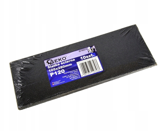 Picture of Geko Siatka cierna 105x280mm P120 (10/1000)