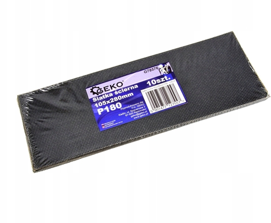 Picture of Geko Siatka cierna 105x280mm P180 (10/1000)