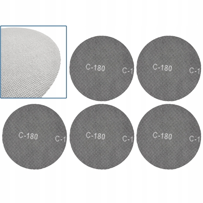 Attēls no Geko Siatka cierna na rzep 225mm P180 (5/250)