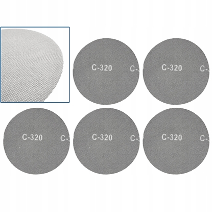 Attēls no Geko Siatka cierna na rzep 225mm P320 (5/250)
