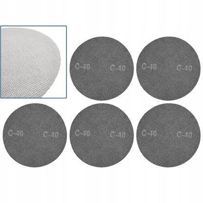 Attēls no Geko Siatka cierna na rzep 225mm P40 (5/250)