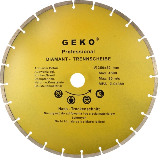 Picture of Geko Tarcza diam.350x8x32mm segment.GEKO PROFI(10)