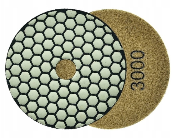Picture of Geko Tarcza polerska do szlifowania gresu na mokro 100mm GR3000 (5/25/250)