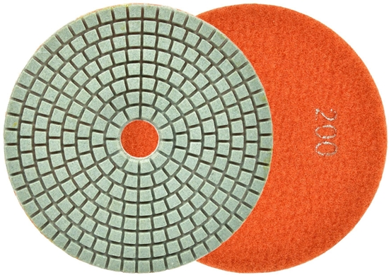 Picture of Geko Tarcza polerska do szlifowania gresu na mokro 125mm GR200 (5/25/250)