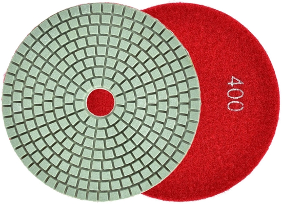 Picture of Geko Tarcza polerska do szlifowania gresu na mokro 125mm GR400 (5/25/250)
