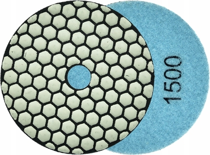 Attēls no Geko Tarcza polerska do szlifowania gresu na sucho 100mm GR1500 (25/250)