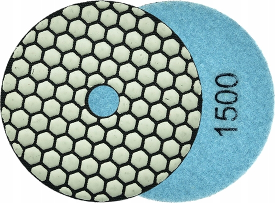 Picture of Geko Tarcza polerska do szlifowania gresu na sucho 100mm GR1500 (25/250)