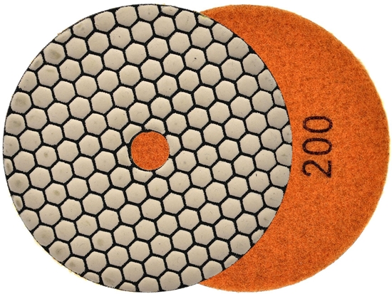 Picture of Geko Tarcza polerska do szlifowania gresu na sucho 125mm GR200 (25/250)