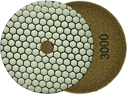 Attēls no Geko Tarcza polerska do szlifowania gresu na sucho 125mm GR3000 (25/250)