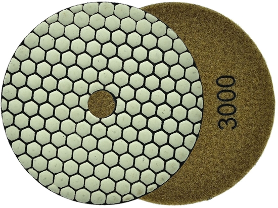Picture of Geko Tarcza polerska do szlifowania gresu na sucho 125mm GR3000 (25/250)