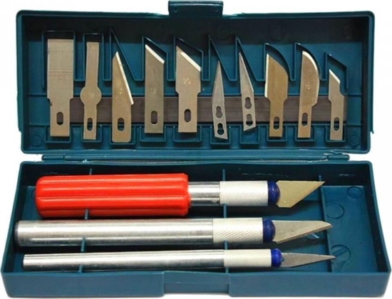 Picture of Geko ZESTAW NOYKÓW I SKALPELI MODELARSKICH 13EL. (100) G01839 GEKO