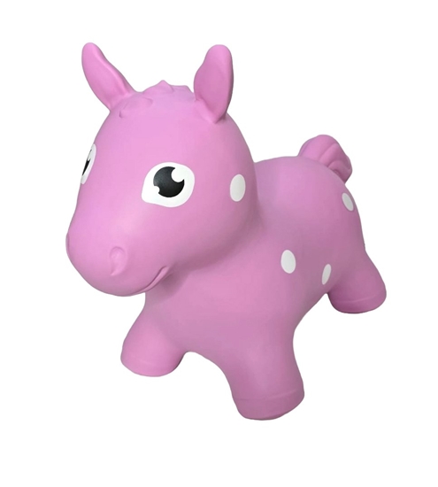 Picture of Gerardo's Toys Jumping Toy Horse Pink