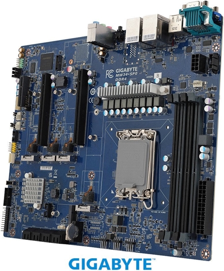 Изображение Gigabyte Mainboard MW34-SP0 Rev.1.0 ATX gniazdo 1700 DDR4-only Single