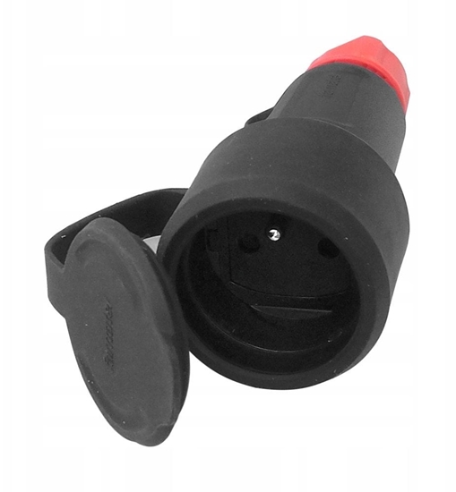 Изображение Gniazdo 16A 3P 250V IP54 przen. Skrcane z bolcem 2165F