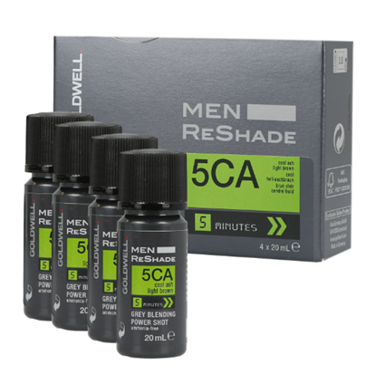 Изображение Goldwell Men ReShade 5CA Power Shot Hair Dye 4 x 20 ml