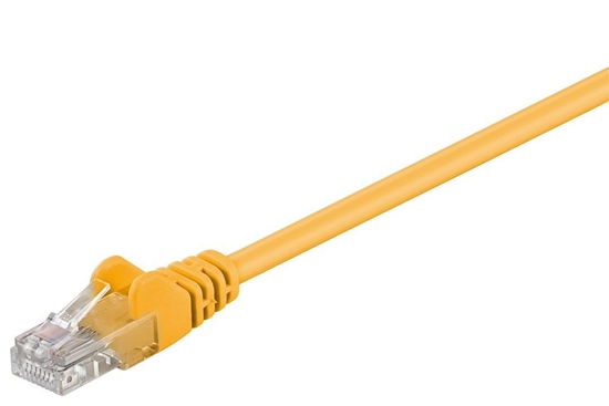 Изображение Goobay | CAT 5e patch cable, U/UTP | 95556 | Yellow RJ45 male (8P8C) | RJ45 male (8P8C)