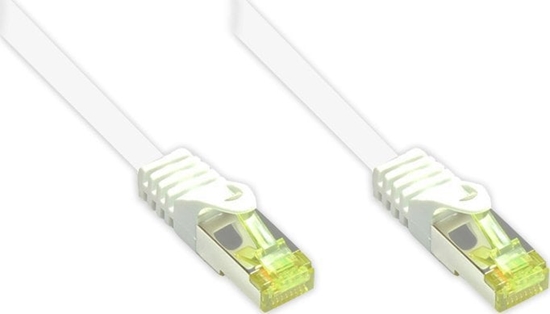 Изображение Good Connections RJ45 Patch Cable withCat.7 RohCable and Rastnasenschutz (RNS), S/FTP, PiMF, halogen free, 600MHz, OFC, white, 0,25m, Good Connections (8070R- 003W)