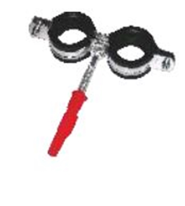 Изображение Gorgiel Uchwyt stalowy do rur uszczelk EPDM podwójny 3/4" 1031226030