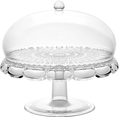 Attēls no Guzzini VANITY Small Cake Stand with Dome Clear